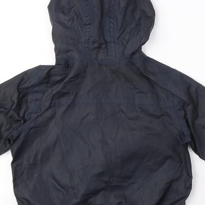 NEXT Boys Black Rain Coat Coat Size 3 Years Zip