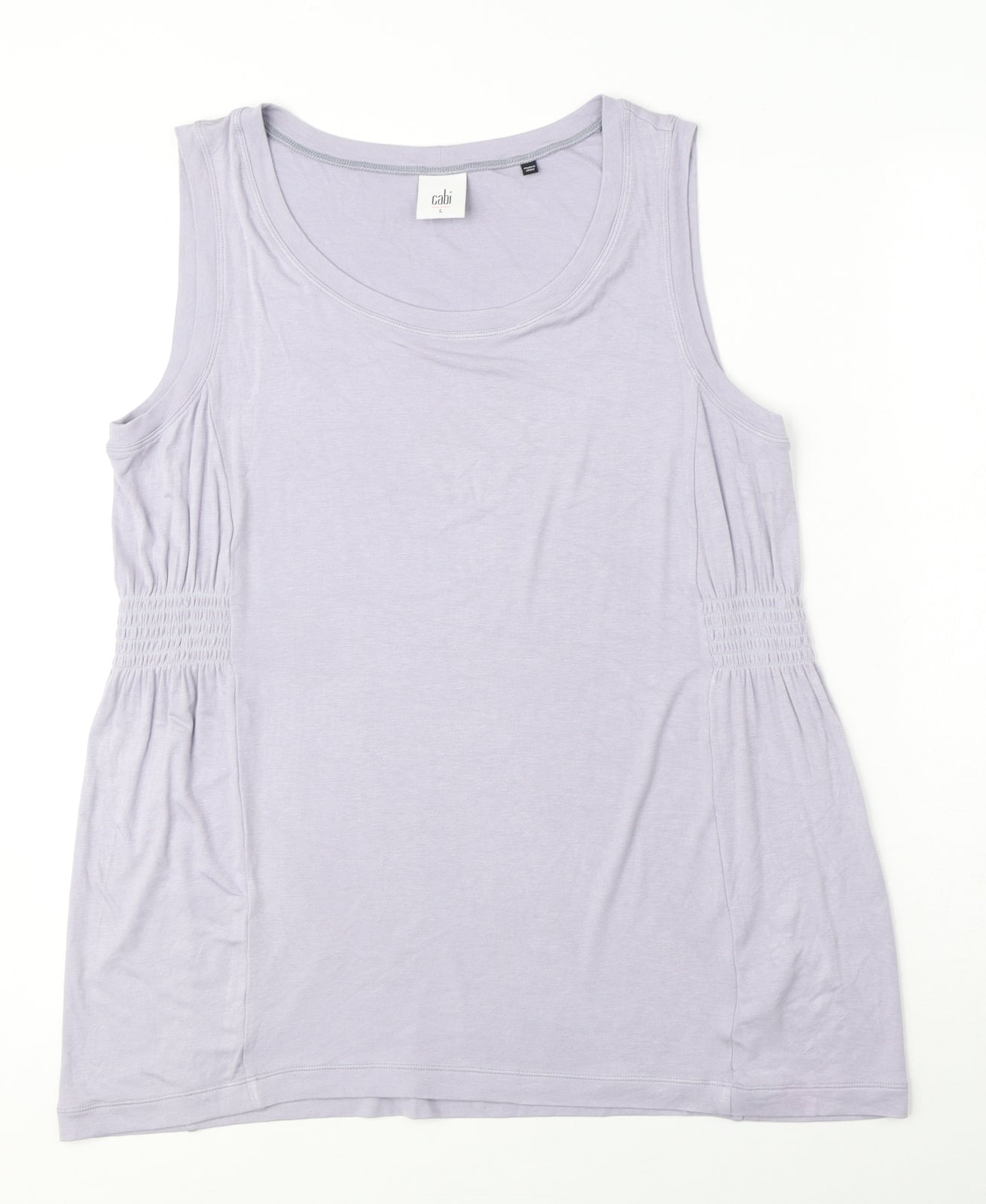 Womens UK Size L CAbi Purple Basic Blouse