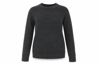 Marks and Spencer Womens Grey Crew Neck Acrylic Pullover Jumper Size 8
