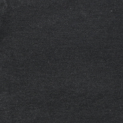 Marks and Spencer Womens Grey Crew Neck Acrylic Pullover Jumper Size 8