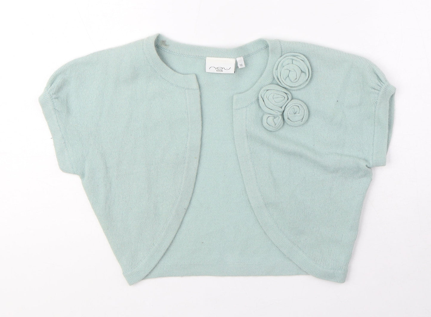 Womens UK Size 12 New Look Blue Cardigan Jumper