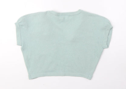 Womens UK Size 12 New Look Blue Cardigan Jumper