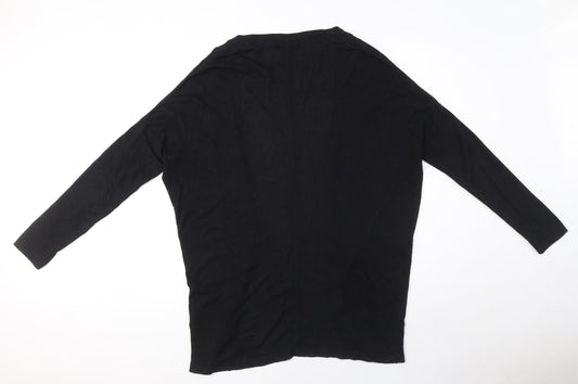 Womens UK Size 12 Red Herring Black Cardigan Jumper