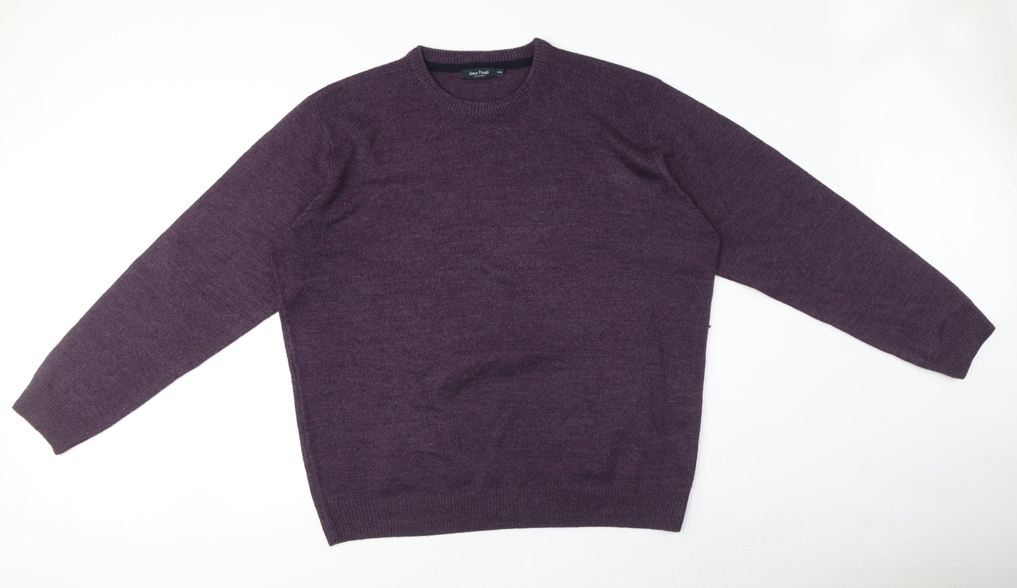 Womens UK Size XS EWM Purple Pullover Jumper