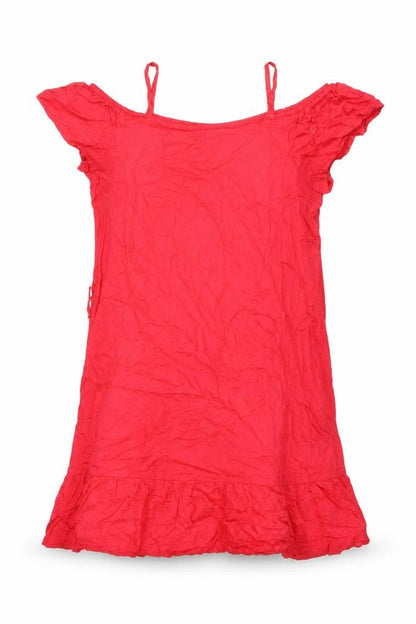 Hering Kids Girls Red Viscose Shift Size 16 Years Scoop Neck Pullover