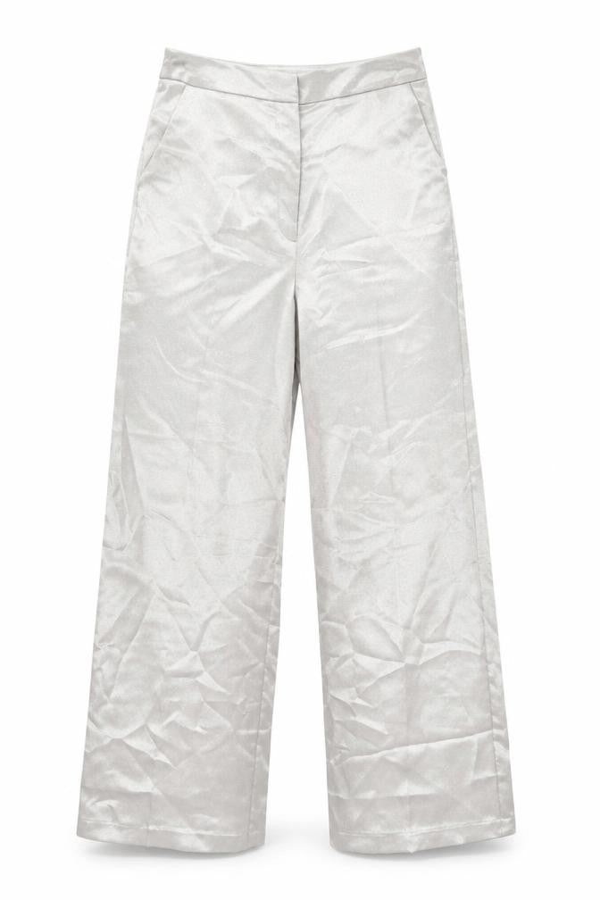 Womens UK Size 10 Miss Selfridge Regular Fit  Gold Trousers