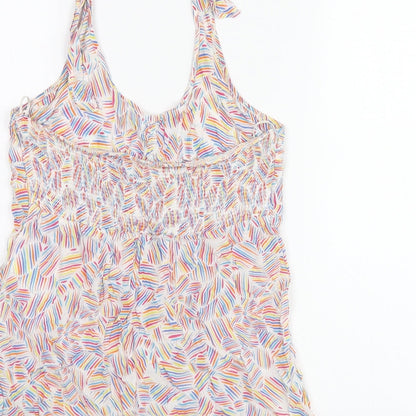 Womens UK Size M EDC Multicoloured Basic T-Shirt
