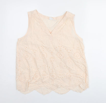 Womens UK Size XS Gap Pink Basic T-Shirt