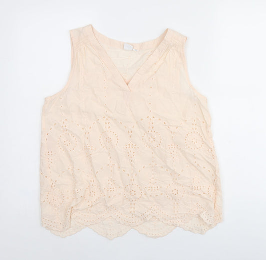 Womens UK Size XS Gap Pink Basic T-Shirt