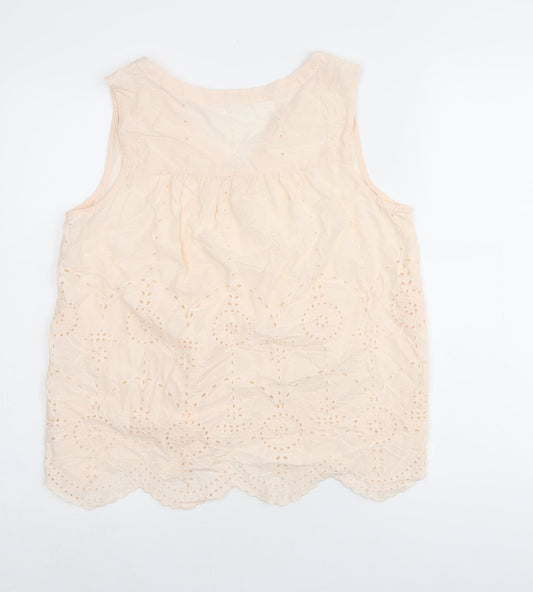Womens UK Size XS Gap Pink Basic T-Shirt