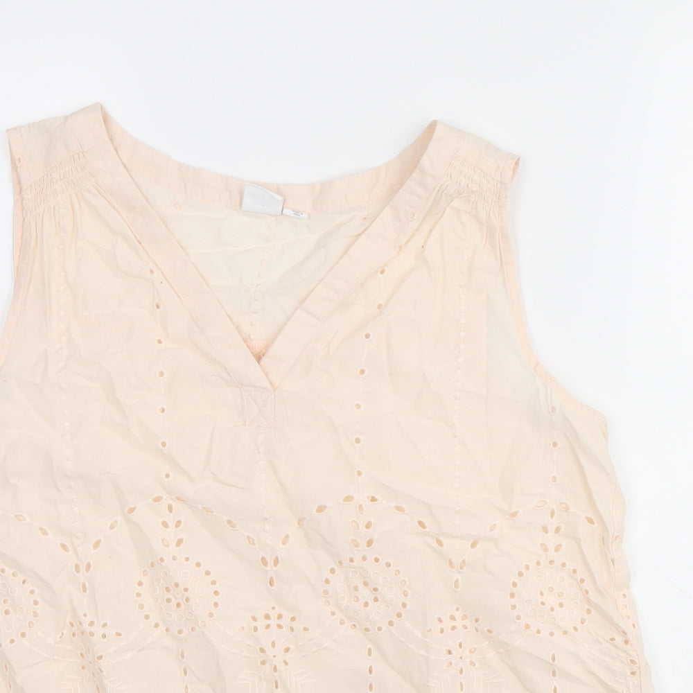 Womens UK Size XS Gap Pink Basic T-Shirt