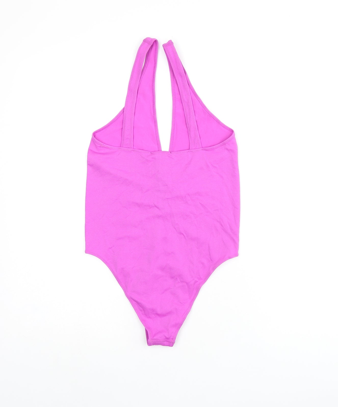 Zara Womens Purple Cotton Bodysuit One-Piece Size M Pullover