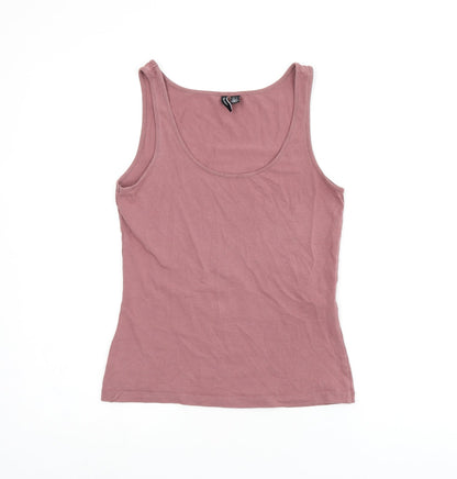 Womens UK Size 6 VERO MODA Pink Jersey Tank