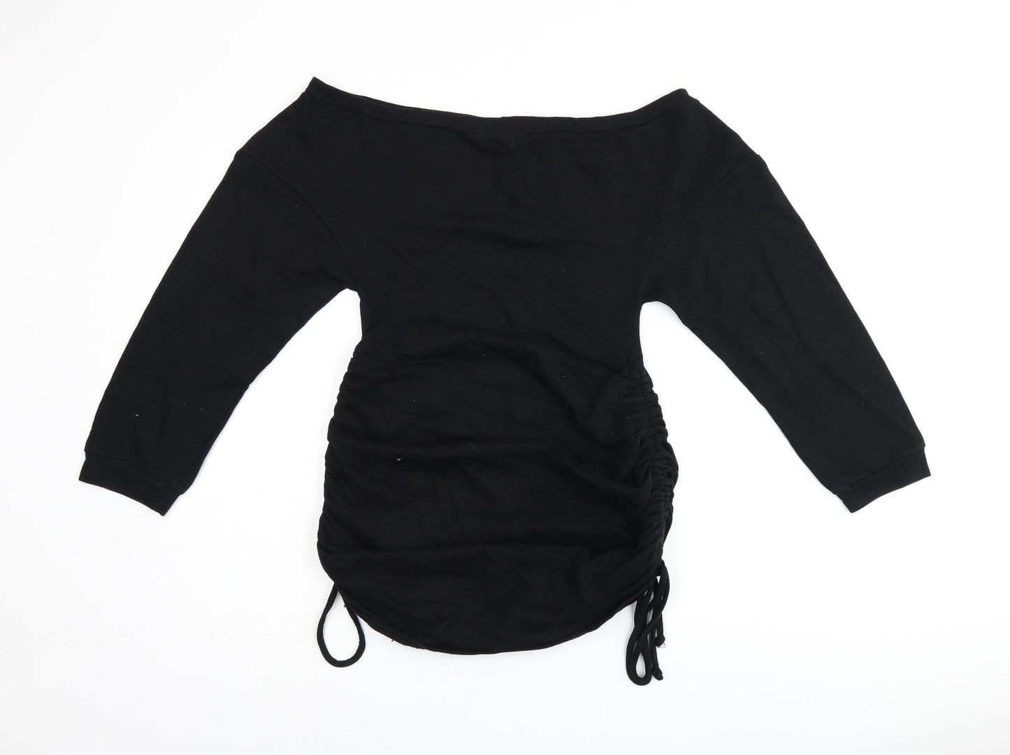 Womens UK Size 8 PRETTYLITTLETHING Black Jersey T-Shirt