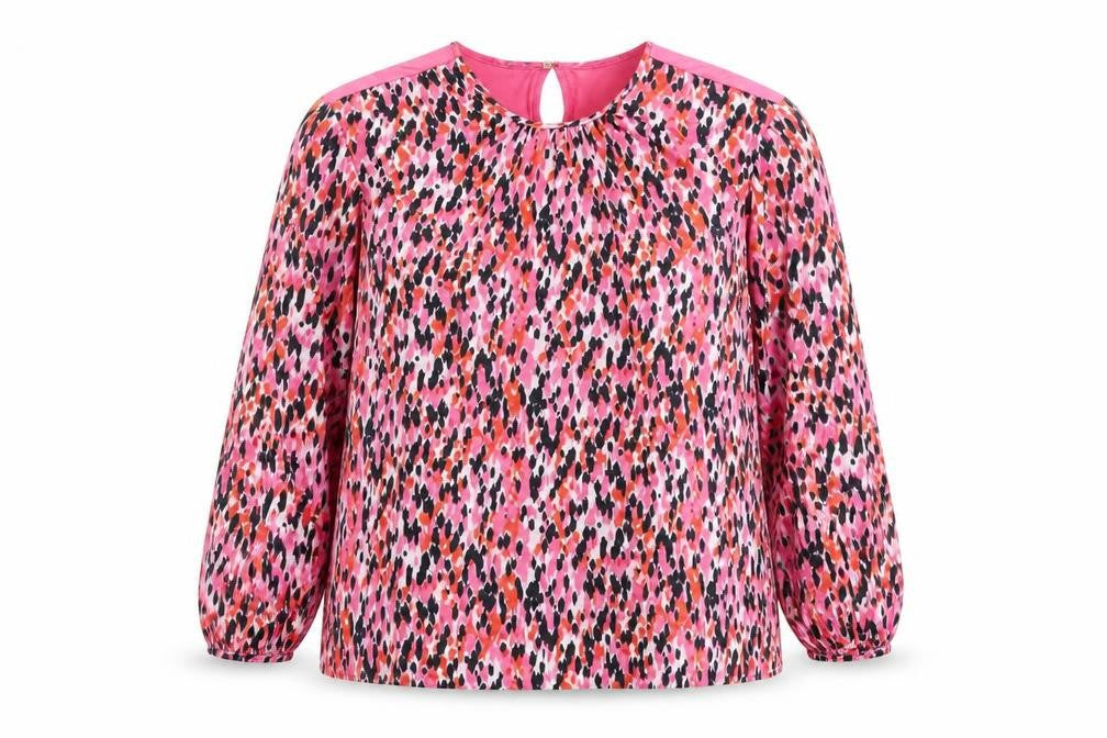 Womens UK Size 16 Marks and Spencer Pink Jersey Blouse