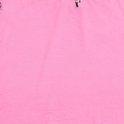 Womens UK Size 16 Marks and Spencer Pink Jersey Blouse