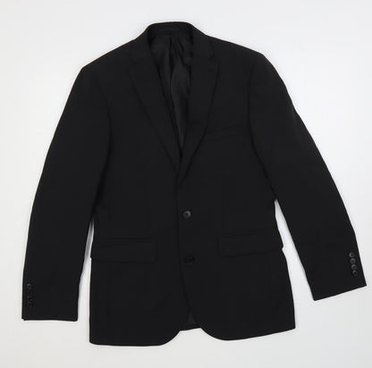 Mens UK Size 36 Fellini Regular Black Suit Jacket