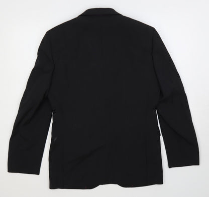 Mens UK Size 36 Fellini Regular Black Suit Jacket