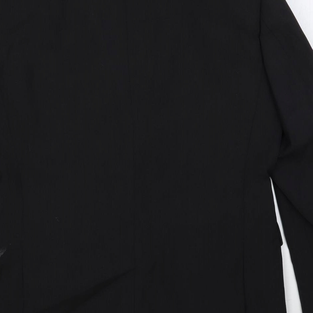 Mens UK Size 36 Fellini Regular Black Suit Jacket