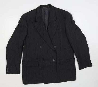 Mens UK Size 42 Hornes Regular Grey Suit Jacket