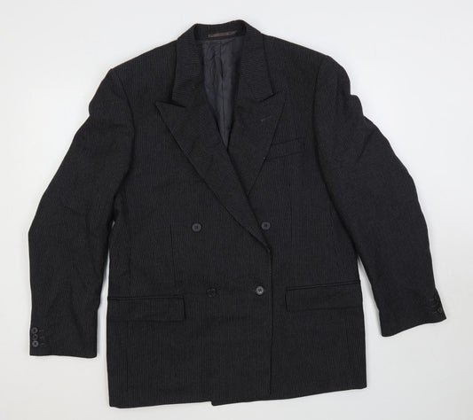 Mens UK Size 42 Hornes Regular Grey Suit Jacket