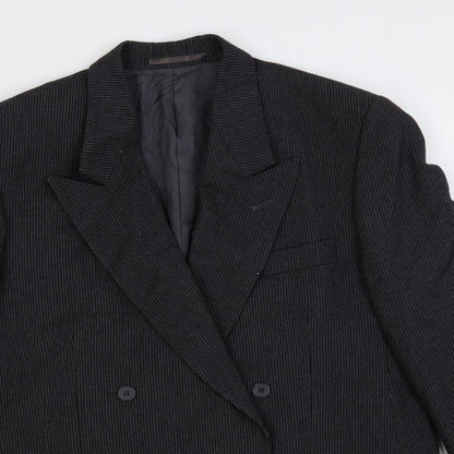 Mens UK Size 42 Hornes Regular Grey Suit Jacket