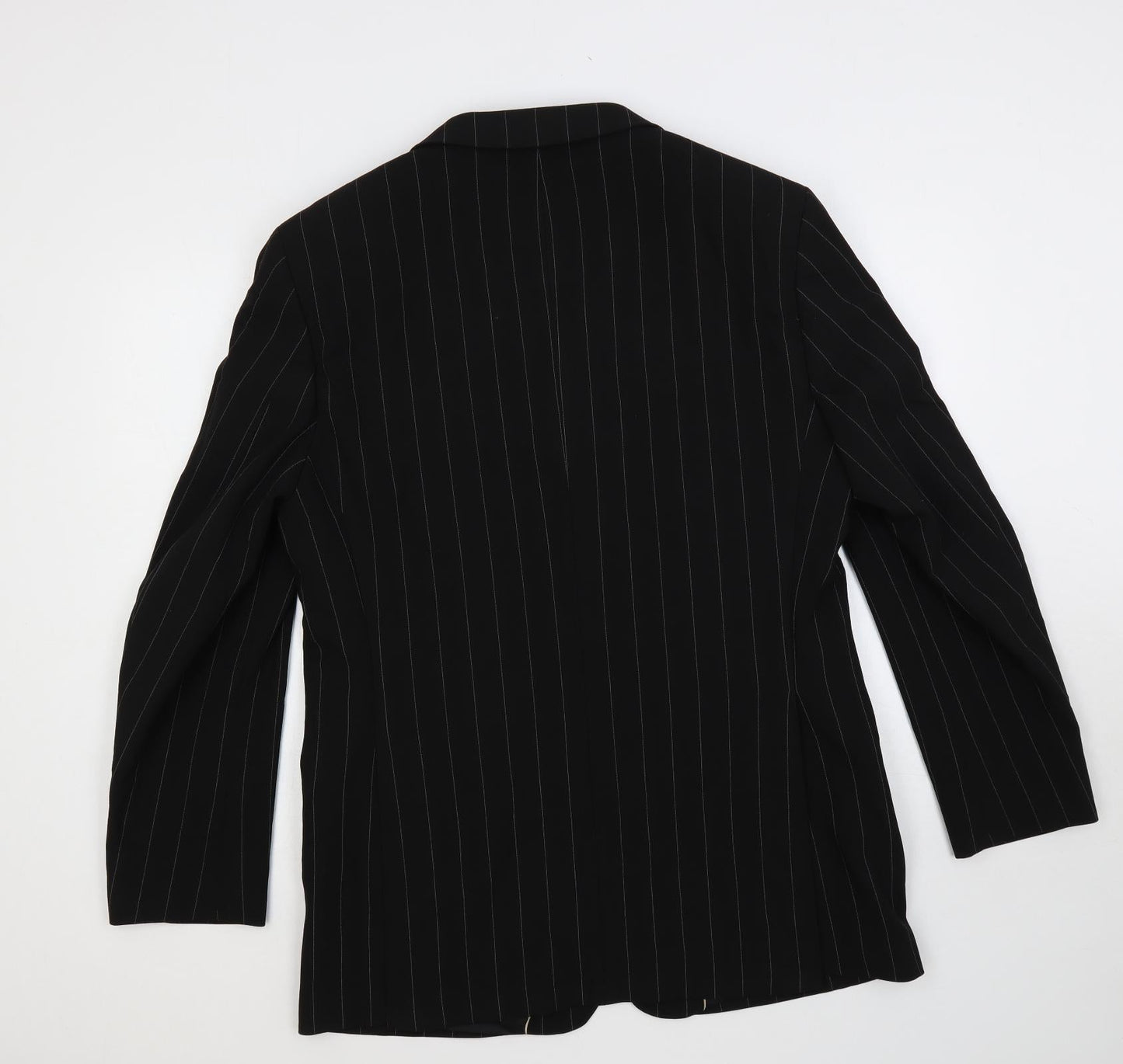 Mens UK Size 42 River Island Regular Black Suit Jacket