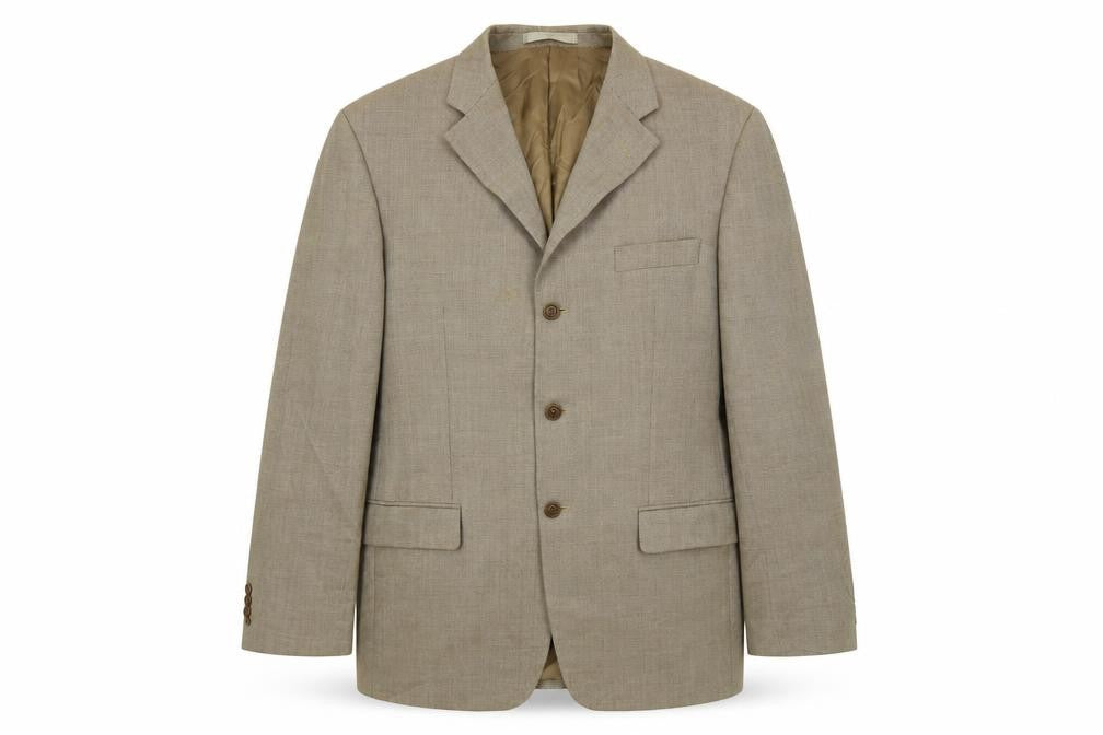 Mens UK Size 42 Marks and Spencer Regular Beige Suit Jacket
