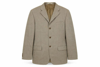 Mens UK Size 42 Marks and Spencer Regular Beige Suit Jacket
