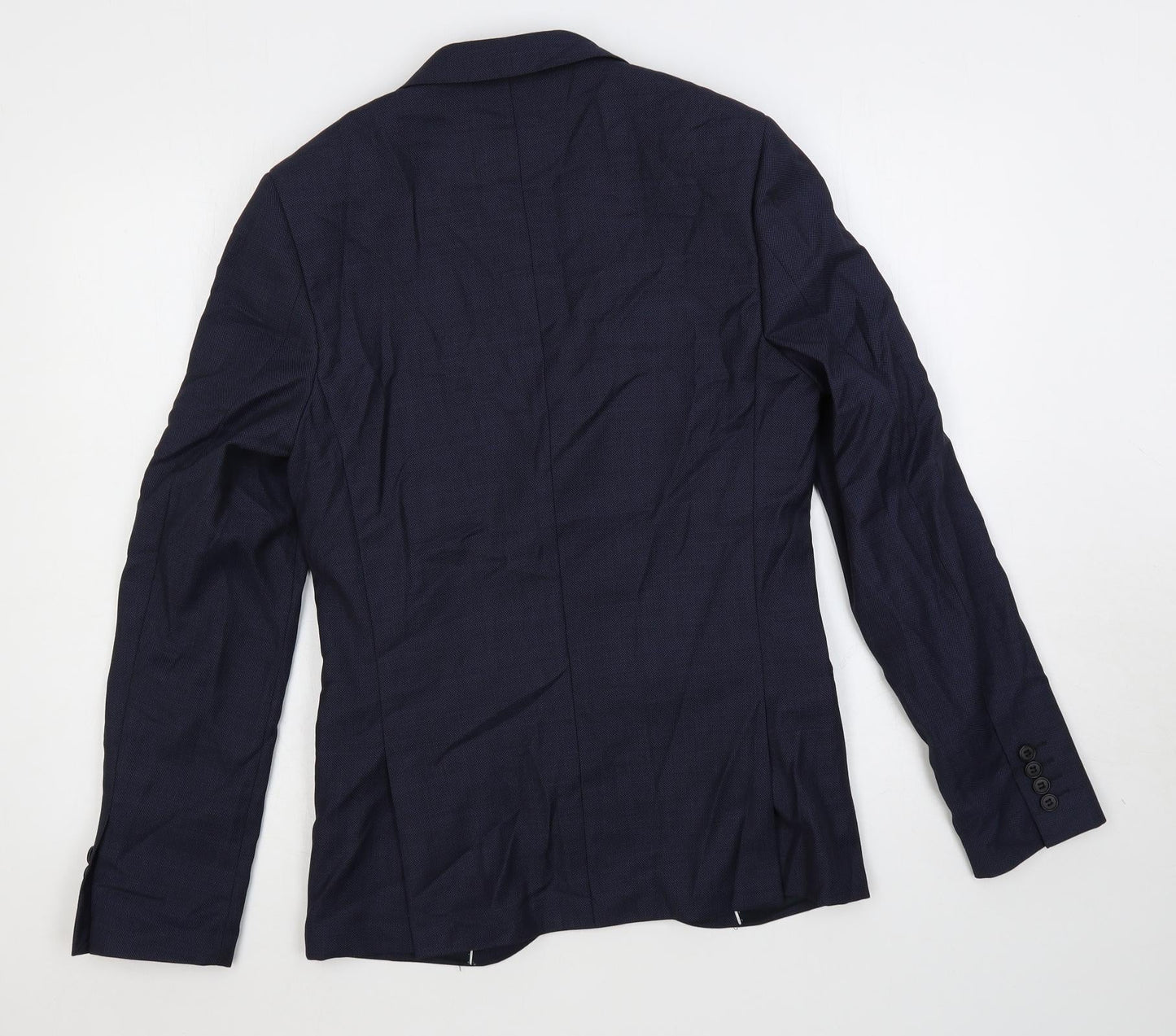 Mens UK Size 36 Topman Regular Blue Suit Jacket