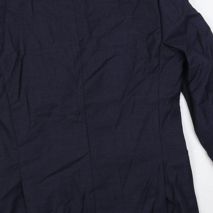 Mens UK Size 36 Topman Regular Blue Suit Jacket