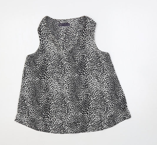 Womens UK Size 8 Marks and Spencer Black Basic Blouse