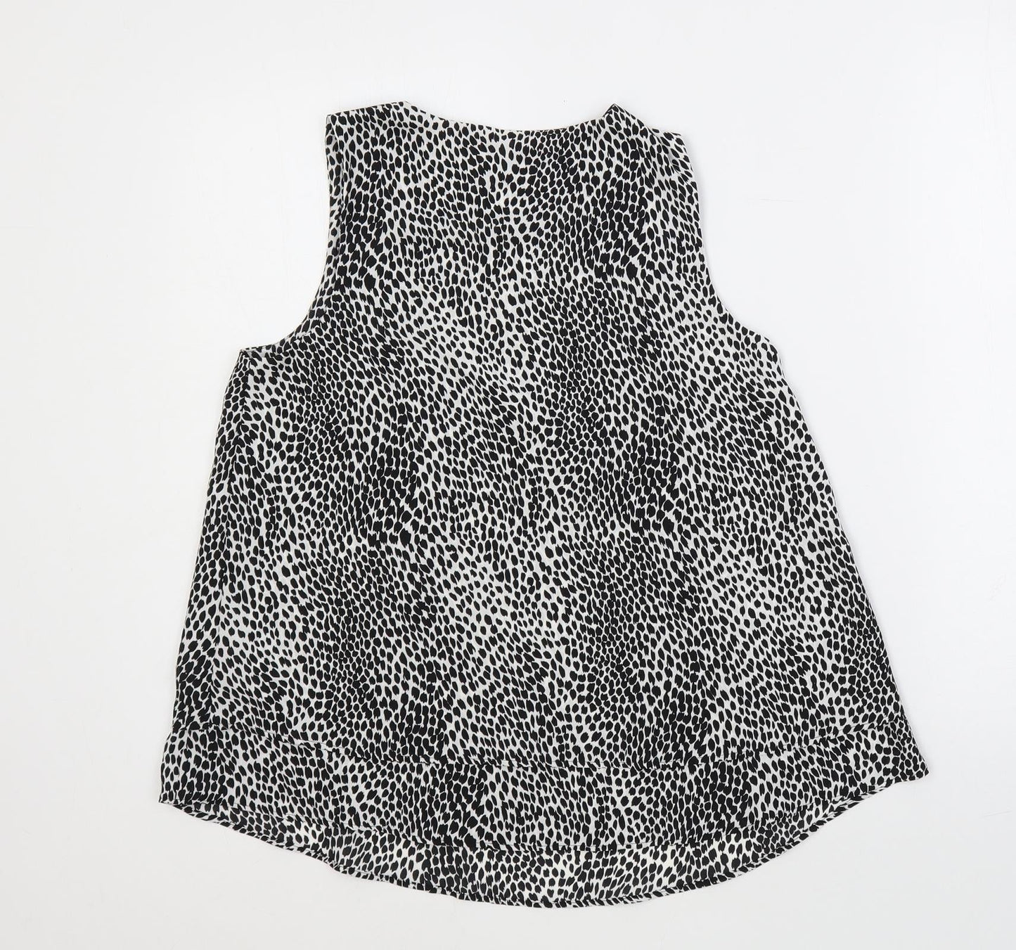Womens UK Size 8 Marks and Spencer Black Basic Blouse