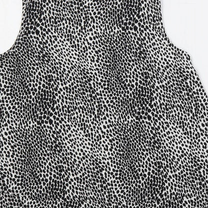 Womens UK Size 8 Marks and Spencer Black Basic Blouse