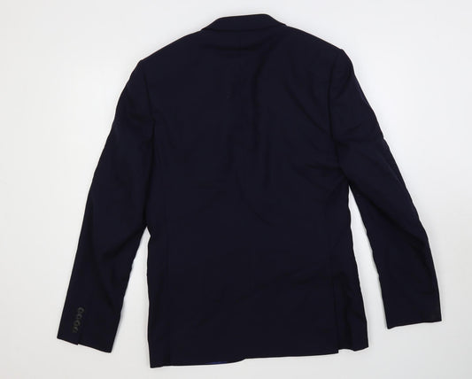 Mens UK Size 40 Marks and Spencer Regular Blue Suit Jacket
