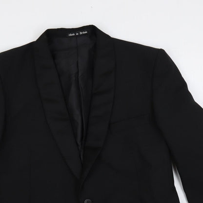 Mens UK Size 36 Dunn & Co Regular Black Suit Tuxedo