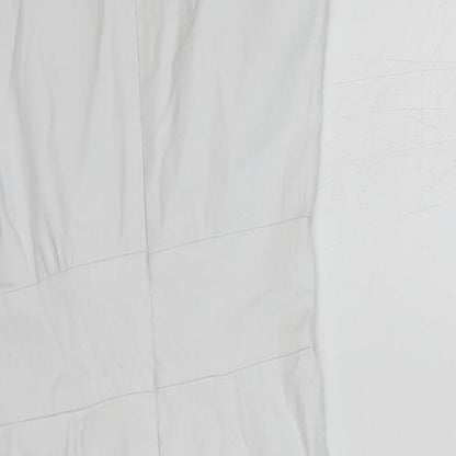 Grace Karin Womens White Rayon Pencil Dress Size S Sweetheart Zip