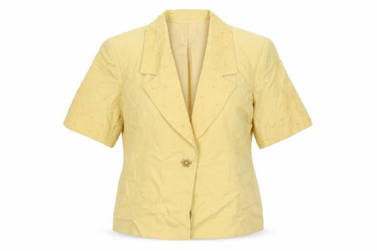Womens UK Size 14 Medici Yellow Jacket