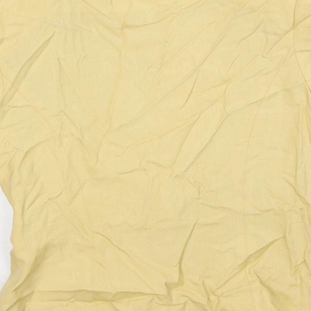 Womens UK Size 14 Medici Yellow Jacket