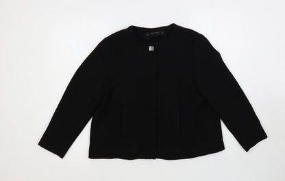 Womens UK Size M Zara Black Jacket