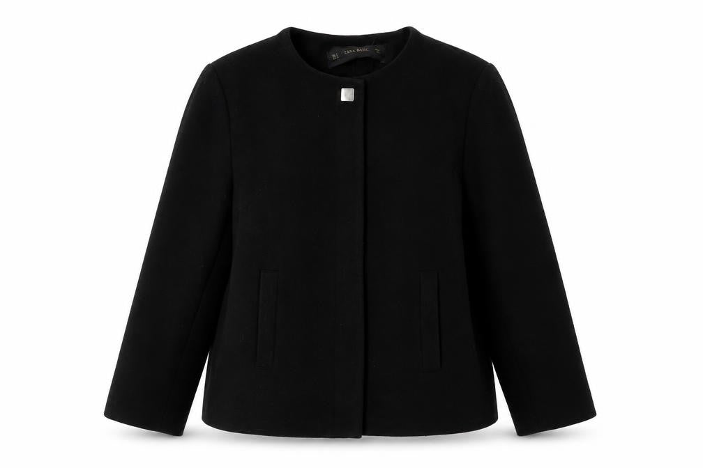 Womens UK Size M Zara Black Jacket