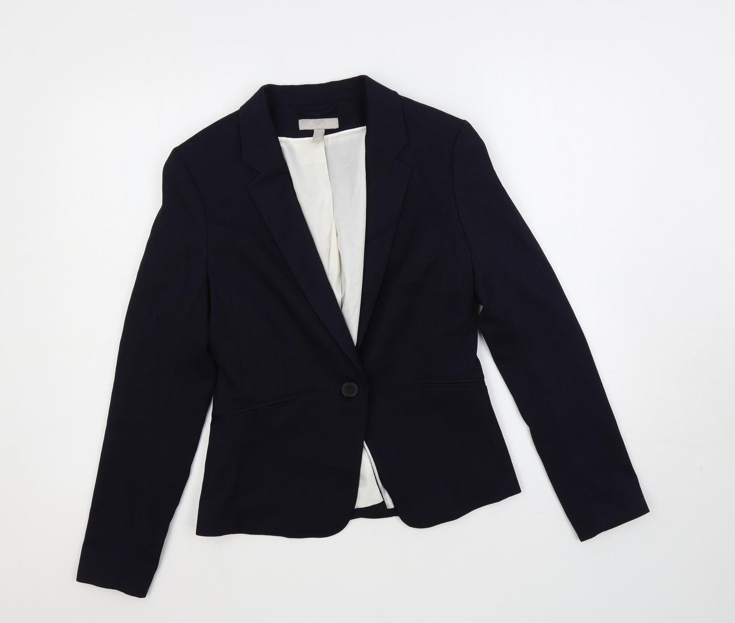 Womens UK Size 10 H&M Blue Jacket