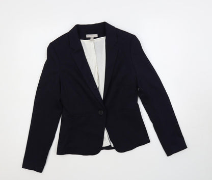 Womens UK Size 10 H&M Blue Jacket