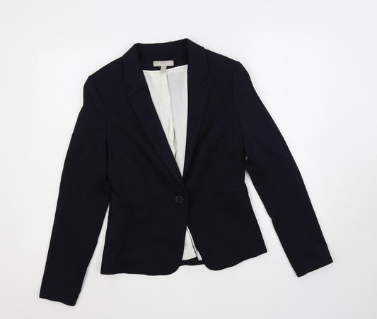 Womens UK Size 10 H&M Blue Jacket
