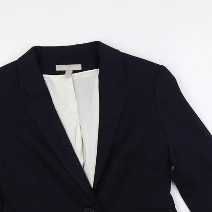 Womens UK Size 10 H&M Blue Jacket