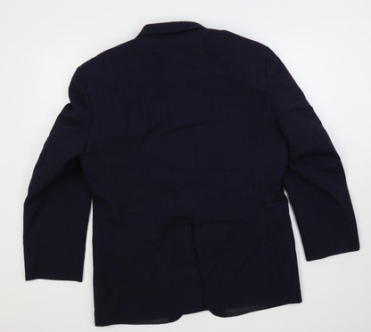 Mens UK Size 44 Burton Regular Blue Suit Jacket