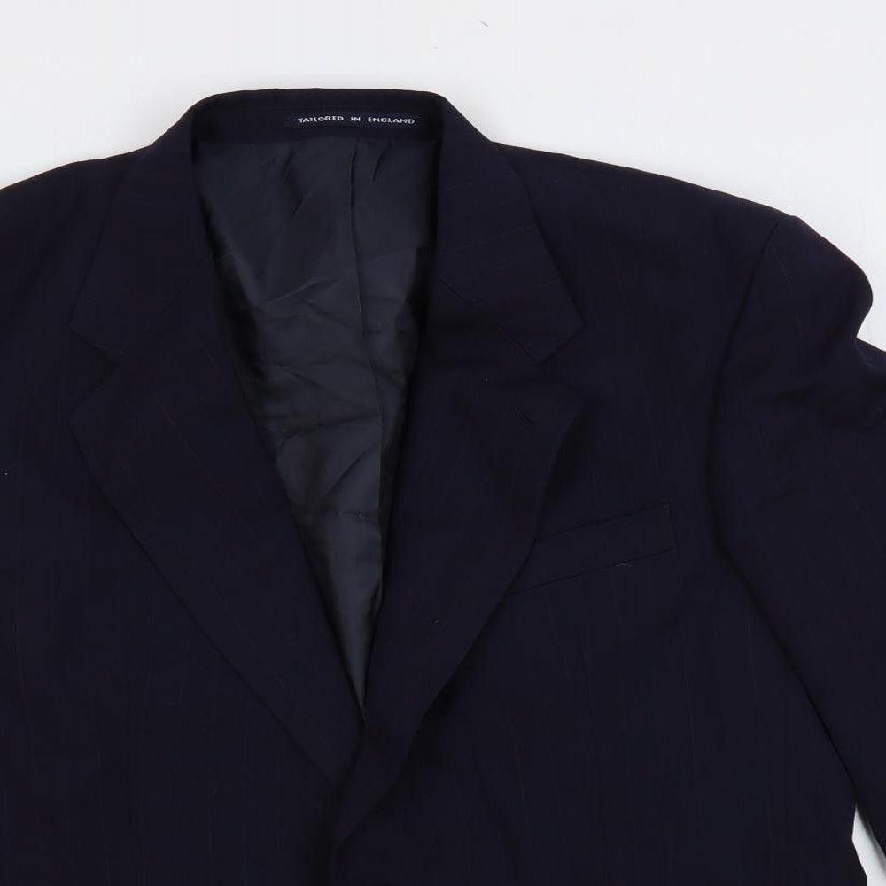 Mens UK Size 44 Burton Regular Blue Suit Jacket