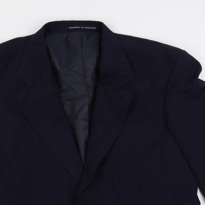 Mens UK Size 44 Burton Regular Blue Suit Jacket