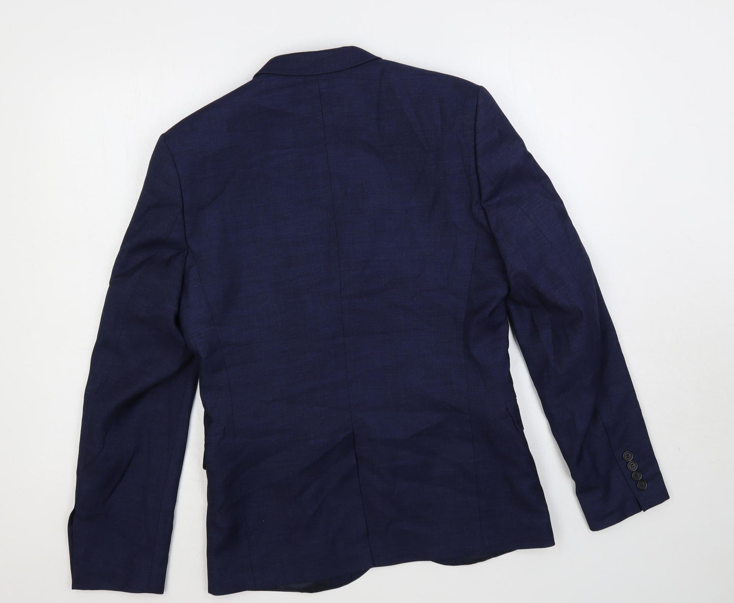 Mens UK Size 38 H&M Regular Blue Suit Jacket