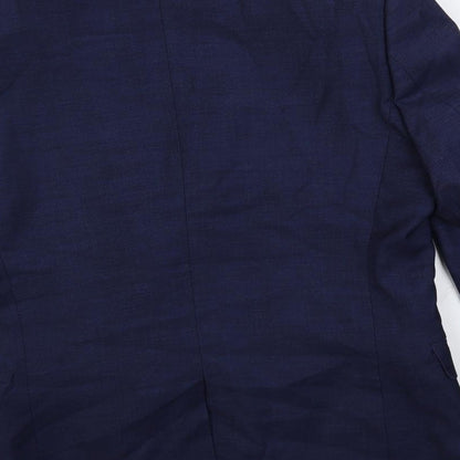 Mens UK Size 38 H&M Regular Blue Suit Jacket